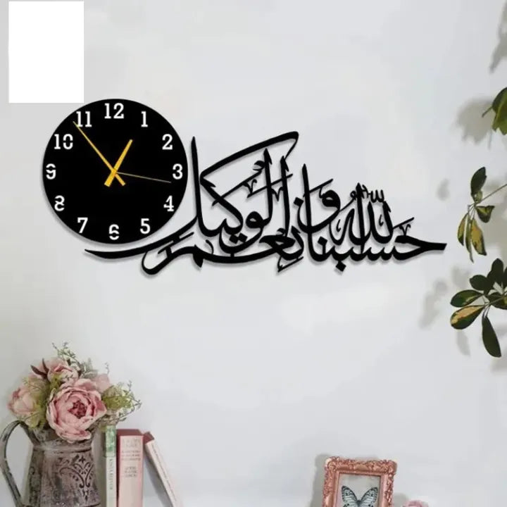 Modern Wooden LED Wall Clock – Stylish Fancy Clock for Living Room, Bedroom & Home Decor