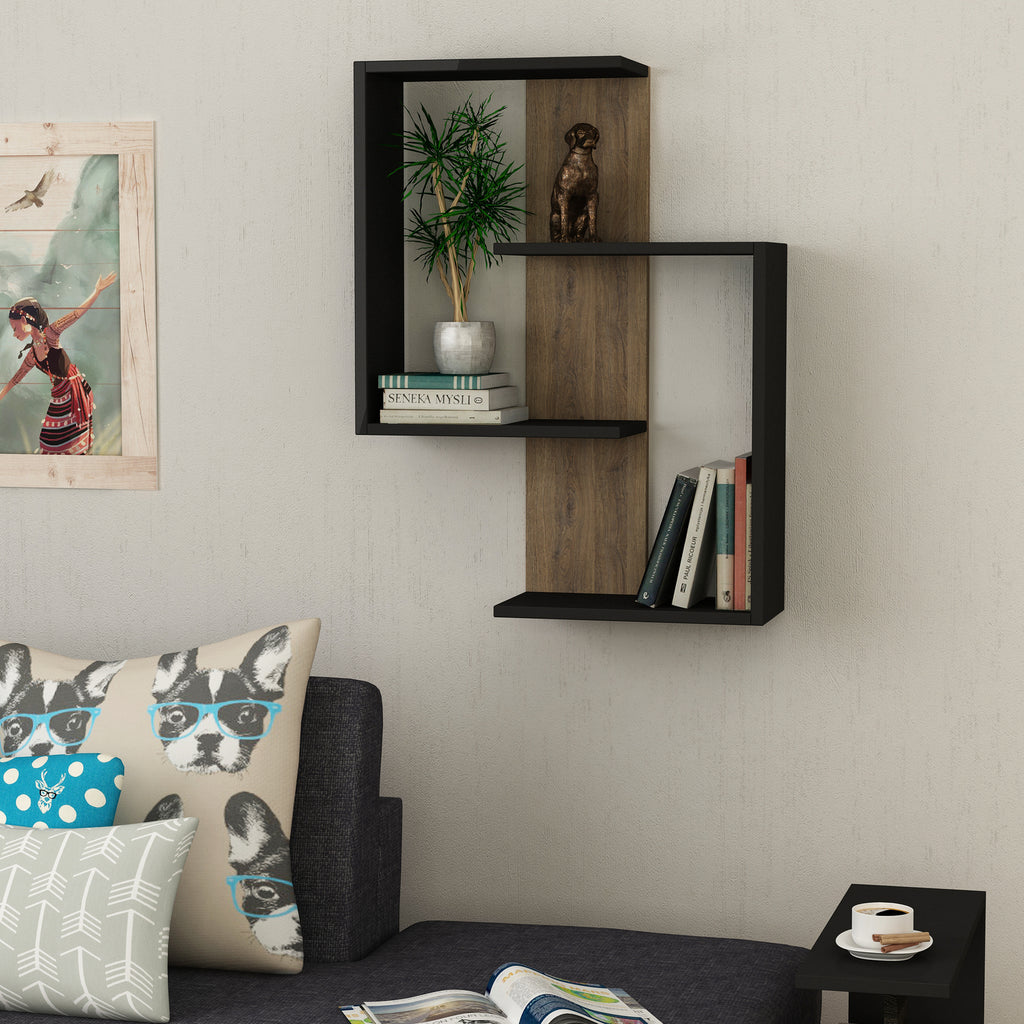 Wood Wall Shelf – Elegant Decorative Display Shelf for Home & Living